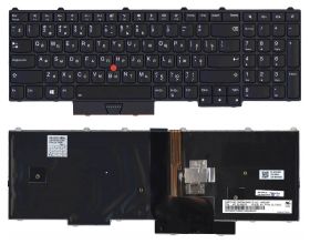 Клавиатура для ноутбука Lenovo ThinkPad P51 P71 черная с подсветкой