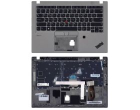 Клавиатура для ноутбука Lenovo ThinkPad T14s топкейс серебро
