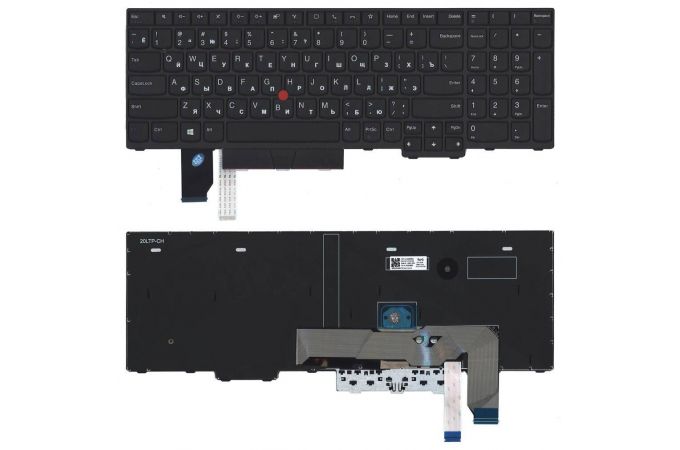 Клавиатура для ноутбука Lenovo Thinkpad T15p P15v черная