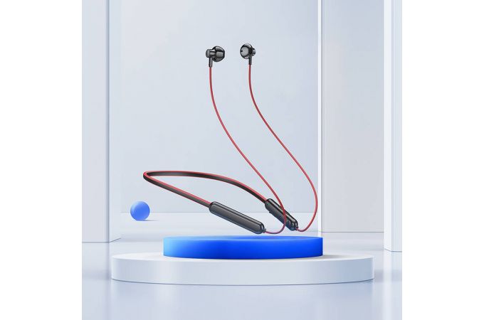 Наушники вакуумные беспроводные HOCO ES67 Perception sports BT earphones headset Bluetooth (красный)