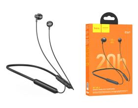 Наушники вакуумные беспроводные HOCO ES67 Perception sports BT earphones headset Bluetooth (черный)