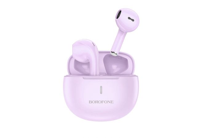 Наушники вакуумные беспроводные BOROFONE BW33 Handsome  true wireless BT headset Bluetooth (dream purple)