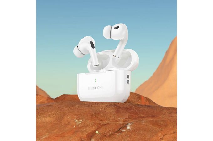 Наушники вакуумные беспроводные BOROFONE BW59 True wireless stereo headset (белый)