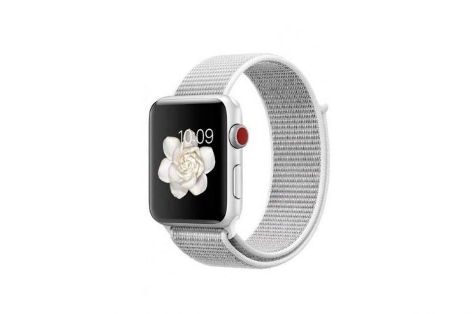 Нейлоновый ремешок EVA для Apple Watch 42/44 mm скандинавский синий