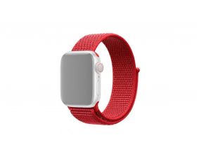 Ремешок нейлоновый EVA для Apple Watch 38/40 mm красный