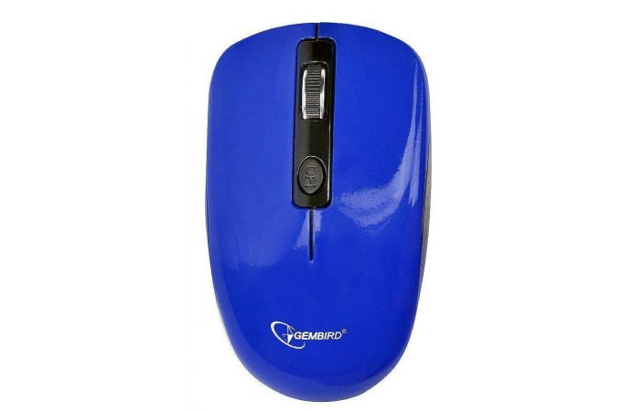 Мышь беспроводная Gembird MUSW-400-B (голубой)