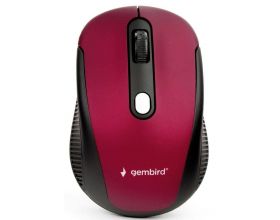 Мышь беспроводная Gembird MUSW-420-1 (черно-красный)