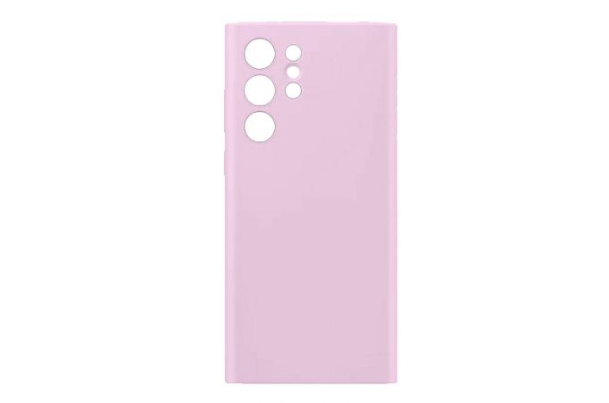 Чехол для Samsung S23 Plus тонкий (бледно-розовый)