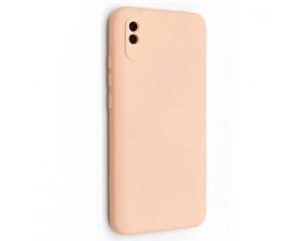 Чехол для Xiaomi Redmi 9A тонкий (слоновая кость)