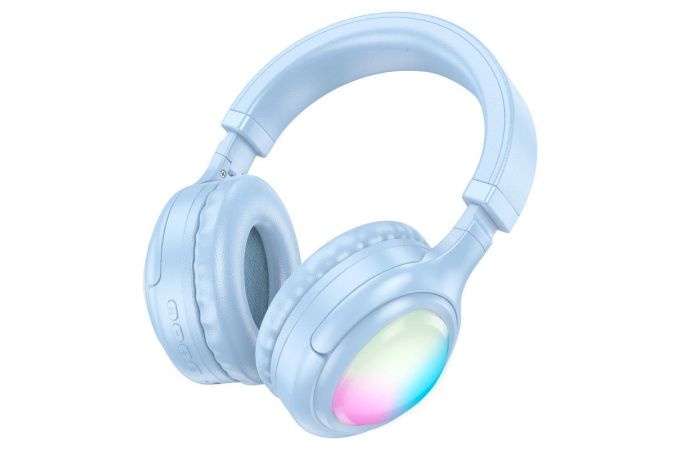 Наушники мониторные беспроводные HOCO W48 Focus BT headphones Bluetooth (синий)