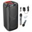 Активная напольная акустика HOCO HA7 Leader wireless dual-mic outdoor BT speaker (черный)