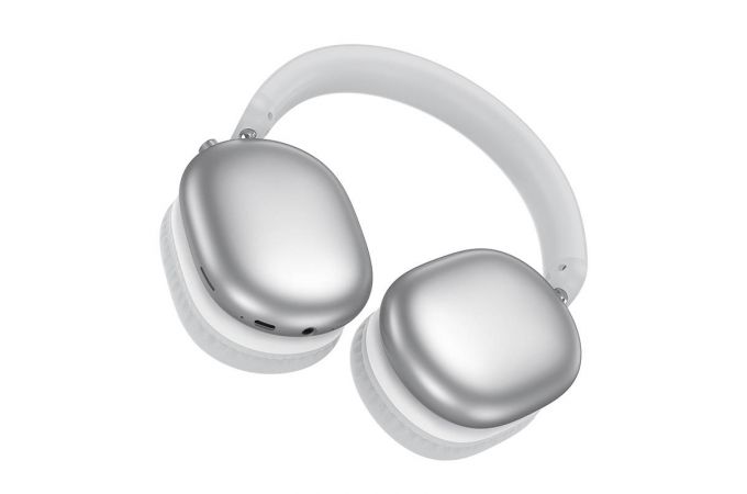Наушники мониторные беспроводные BOROFONE BO27 Rhyme BT headphones Bluetooth (серебристый)