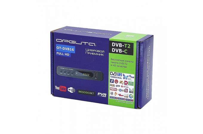 ТВ ресивер DVB-T2/C Орбита OT-DVB16 (Wi-Fi)