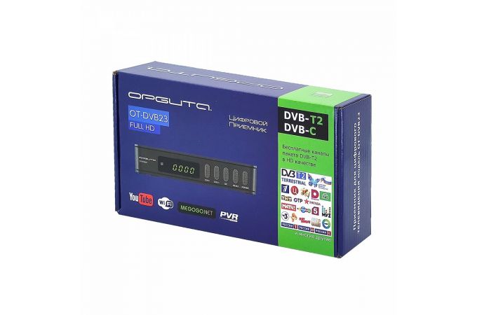 ТВ ресивер DVB-T2/C Орбита OT-DVB23 (Wi-Fi)