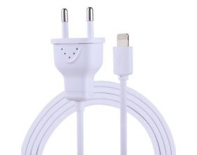 Сетевое зарядное устройство USB + кабель Lightning Орбита OT-APU02 1.5м (белый)