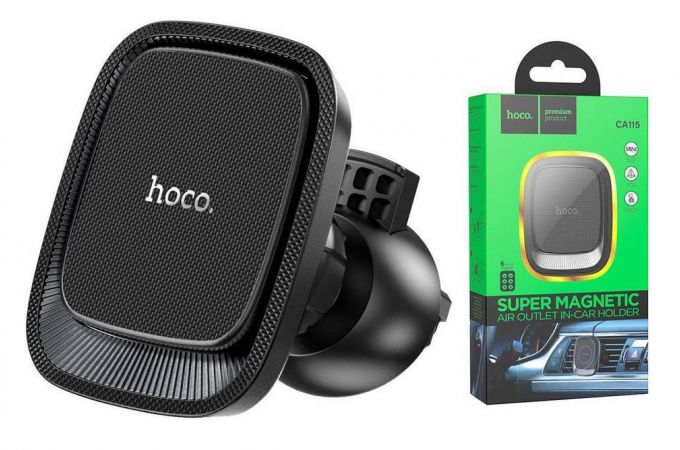 Держатель автомобильный для телефона HOCO CA115 Blue Shark magnetic holder for car outlet в воздуховод черный