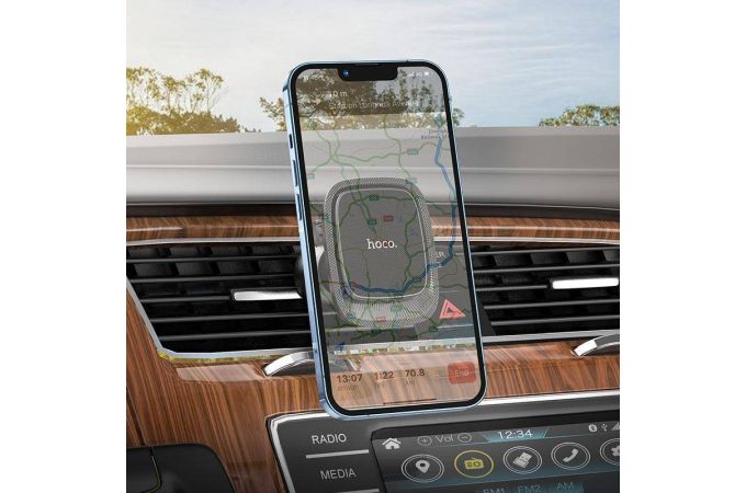 Держатель автомобильный для телефона HOCO CA115 Blue Shark magnetic holder for car outlet в воздуховод черный