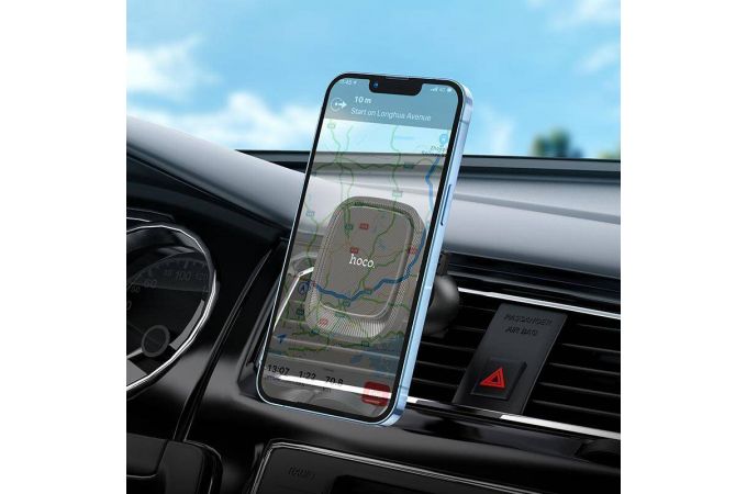 Держатель автомобильный для телефона HOCO CA115 Blue Shark magnetic holder for car outlet в воздуховод черный