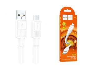 Кабель USB - MicroUSB HOCO X84 (белый)1м