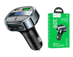 FM-Модулятор HOCO E70 PD30W + QC3.0 car BT FM transmitter