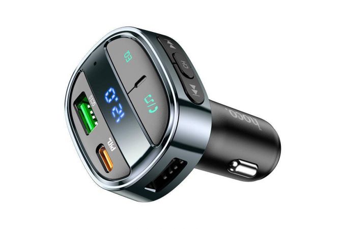 FM-Модулятор HOCO E70 PD30W + QC3.0 car BT FM transmitter