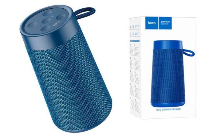 Портативная беспроводная колонка HOCO HC13 sports BT (синий)
