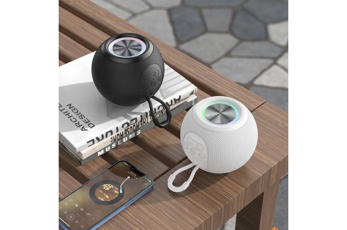 Портативная беспроводная колонка BOROFONE BR23 Sound ripple BT (белый)