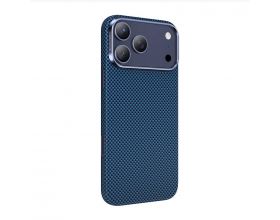 Чехол для iPhone 17 Pro Max KEEPHONE Kevlar Sweden (Синий)