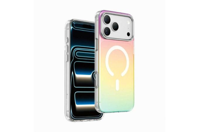 Чехол для iPhone 17 Pro Max KEEPHONE RAINBOW (Желтый)