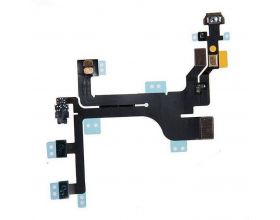 Шлейф для iPhone 5c с кнопкой включения + кнопки громкости + переключатель + микрофон