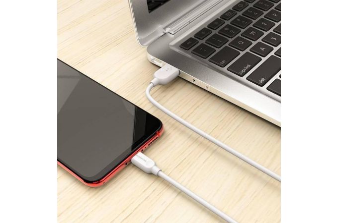 Кабель USB - MicroUSB BOROFONE BX14 2A (белый) 2м (LinkJet)