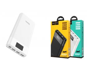 Универсальный дополнительный аккумулятор Power Bank HOCO B35E (30000 mAh) (белый)