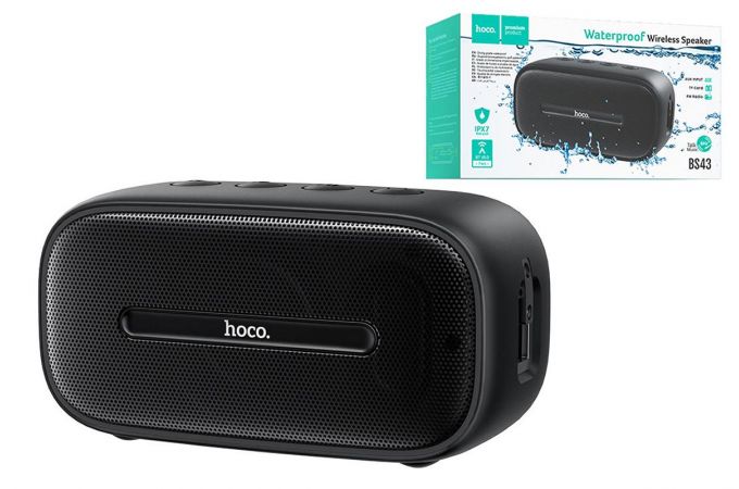 Портативная беспроводная колонка HOCO BS43 Cool sound sports wireless speaker (черный)