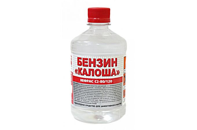 Бензин Калоша (нефрас C2-80/120), бутылка ПЭТ 0,1л.