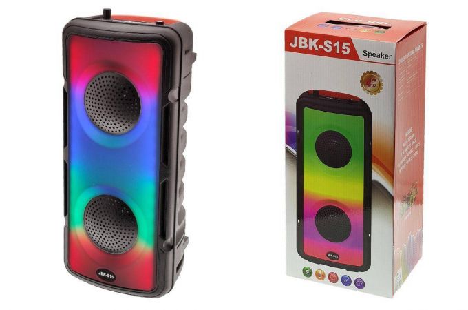 Портативная беспроводная колонка JBK-S15 BT (черный)