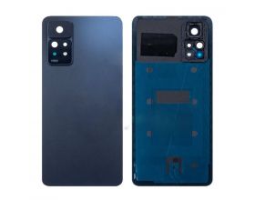 Задняя крышка для Xiaomi Redmi Note 11 Pro 4G (2201116TG)/ 11 Pro 5G (2201116SG) + стекло камеры (черный) HQ