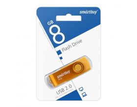 Флешка USB 2.0 SmartBuy 8GB Twist Yellow (SB008GB2TWY)