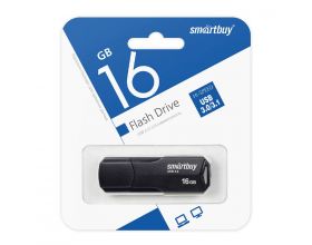 USB 3.0/3.1 накопитель SmartBuy 16GB CLUE Black (SB16GBCLU-K3)