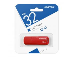 Флешка USB 2.0 SmartBuy CLUE Red 32GB (SB32GBCLU-R)