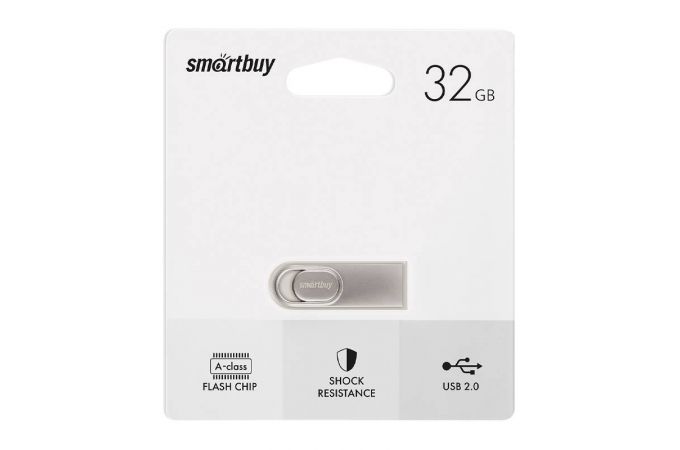 Флешка USB 2.0 SmartBuy M3 Metal 32GB (SB32GBM3)