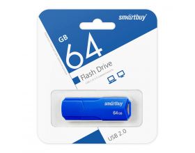 Флешка USB 2.0 SmartBuy CLUE Blue 64GB (SB64GBCLU-BU)
