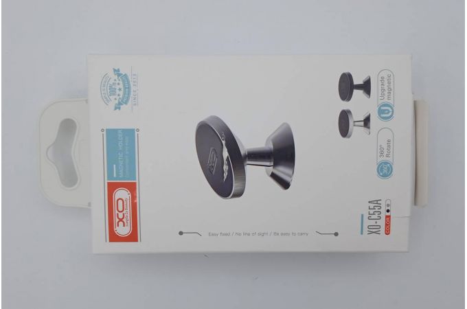 Держатель автомобильный для телефона XO C55A car holder (черный) (УЦЕНКА! МЯТАЯ УПАКОВКА)