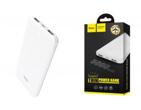 Универсальный дополнительный аккумулятор Power Bank HOCO B37 (5000 mAh) (белый)