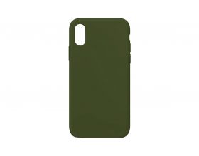 Чехол для iPhone ХR Soft Touch (кипрский зеленый) версия 2