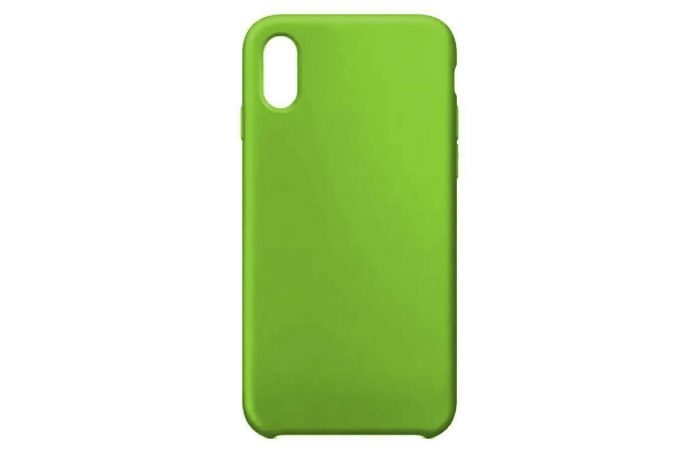 Чехол для iPhone ХR Silicone Case Soft Touch (ярко-зеленый) версия 2