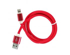 Кабель USB 2 в 1 Орбита KM-33, 2A (microUSB/iOS Lighting) 1м