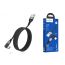 Кабель USB - USB Type-C HOCO U100, 2,4A (черный) 1м (поворотный)