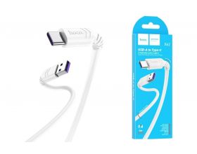 Кабель USB - USB Type-C HOCO X62, 5A (белый) 1м