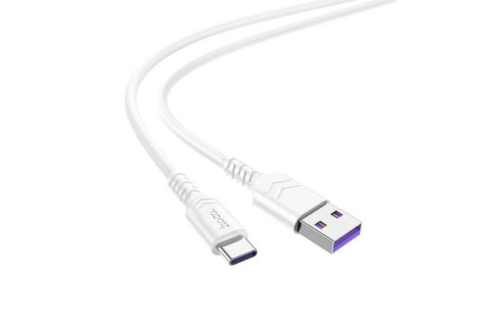 Кабель USB - USB Type-C HOCO X62, 5A (белый) 1м