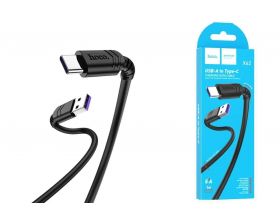 Кабель USB - USB Type-C HOCO X62, 5A (черный) 1м
